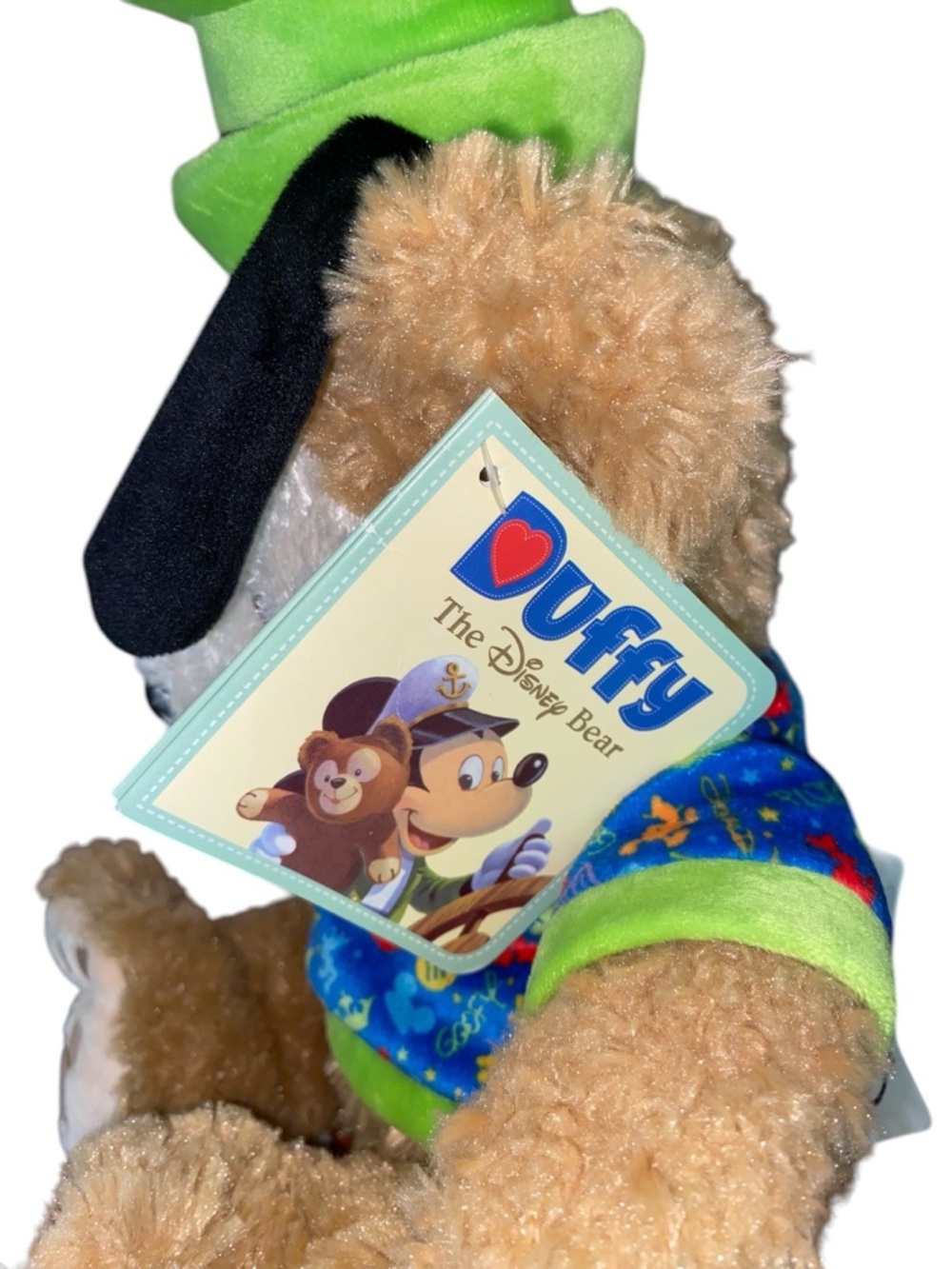NWT Disney World Parks Duffy Bear Goofy Hat Plush Disneyland Mickey Stuffy New - Picture 5 of 6